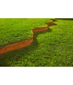 Bellissa Rasenkante Corten, Ca. B118/H13 Cm -Gardena Verkäufe 4055638 WE MO 001 RasenkanteCortenGC09