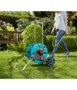 GARDENA Schlauchwagen CleverRoll M 14 GARDENA Schlauchwagen CleverRoll M -Gardena Verkäufe 4058566 WE MO 002 GARDENASchlauchwagenAquaRollM