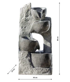 Dehner Polyresin-Gartenbrunnen Circ, Ca. H89 Cm -Gardena Verkäufe 4079794 WE DE 001 DehnerPolyresinGartenbrunnenCircOutdoorbrunnen