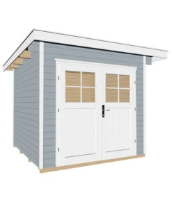 Weka Gartenhaus 179 Gr. 3, Ca. B354/H224/T311 Cm -Gardena Verkäufe 4080172 WE DE 002 WekaGartenhaus179Groesse3Grau