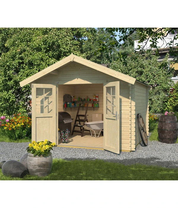 Weka Gartenhaus 209 Gr. 3, Ca. B333/H261/T360 Cm 4 Weka Gartenhaus 209 Gr. 3, Ca. B333/H261/T360 Cm – Bild 2