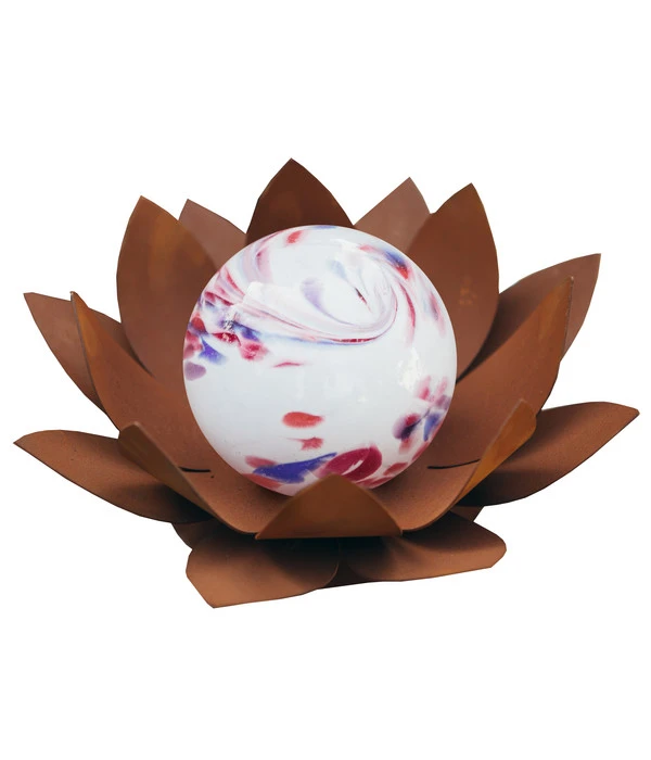 Ferrum Metall-Gartenstecker Glasseerose 3 Ferrum Metall-Gartenstecker Glasseerose