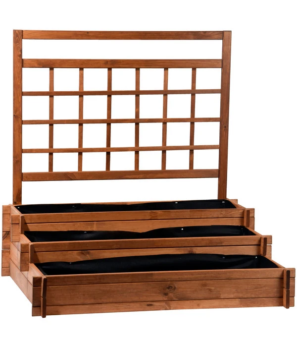 Dobar Hochbeet Peru Mit Rankspalier, Ca. B110/H115/T88 Cm 3 Dobar Hochbeet Peru Mit Rankspalier, Ca. B110/H115/T88 Cm