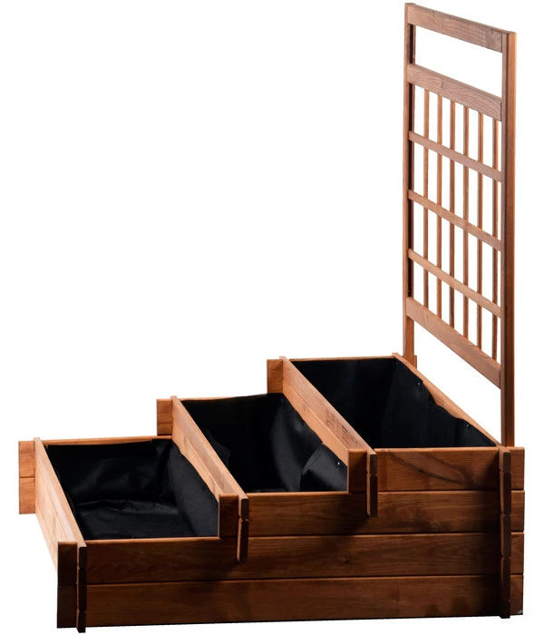 Dobar Hochbeet Peru Mit Rankspalier, Ca. B110/H115/T88 Cm 5 Dobar Hochbeet Peru Mit Rankspalier, Ca. B110/H115/T88 Cm – Bild 3