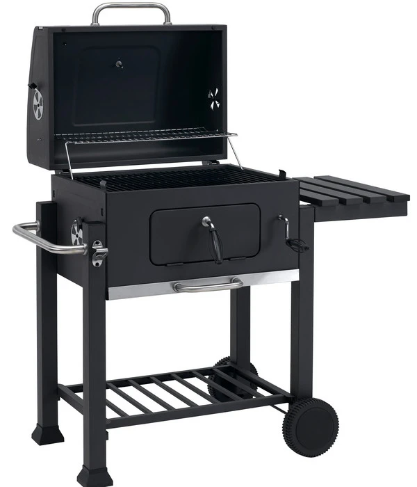 Tepro Click Holzkohle Grillwagen Toronto, Anthrazit 5 Tepro Click Holzkohle Grillwagen Toronto, Anthrazit – Bild 3
