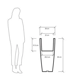 Farmet Kunststoff-Pflanzkübel Hydrus, Ca. B39/H85/T39 Cm, Weiß 11 Farmet Kunststoff-Pflanzkübel Hydrus, Ca. B39/H85/T39 Cm, Weiß -Gardena Verkäufe 4182770 WE DE 004 HYDRUSQuadratischerPflanzkuebel39x39x85cmhochPERLWEISSBELEUCHTETPERLWEISS