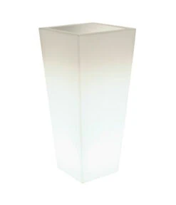 Farmet Kunststoff-Pflanzkübel Hydrus, Ca. B39/H85/T39 Cm, Weiß