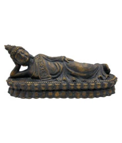 Dehner Magnesia-Buddha Liegend, Ca. B18/H26/T62,5 Cm