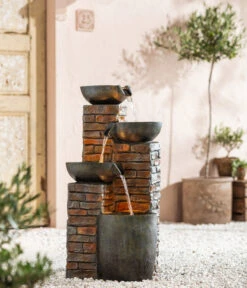 Dehner Polyresin-Gartenbrunnen Piatto, Ca. H89 Cm -Gardena Verkäufe 4277760 WE MO 002 DehnerPolyresinGartenbrunnenPiatto