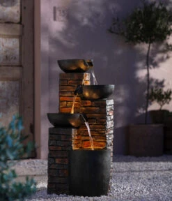 Dehner Polyresin-Gartenbrunnen Piatto, Ca. H89 Cm -Gardena Verkäufe 4277760 WE MO 003 DehnerPolyresinGartenbrunnenPiatto