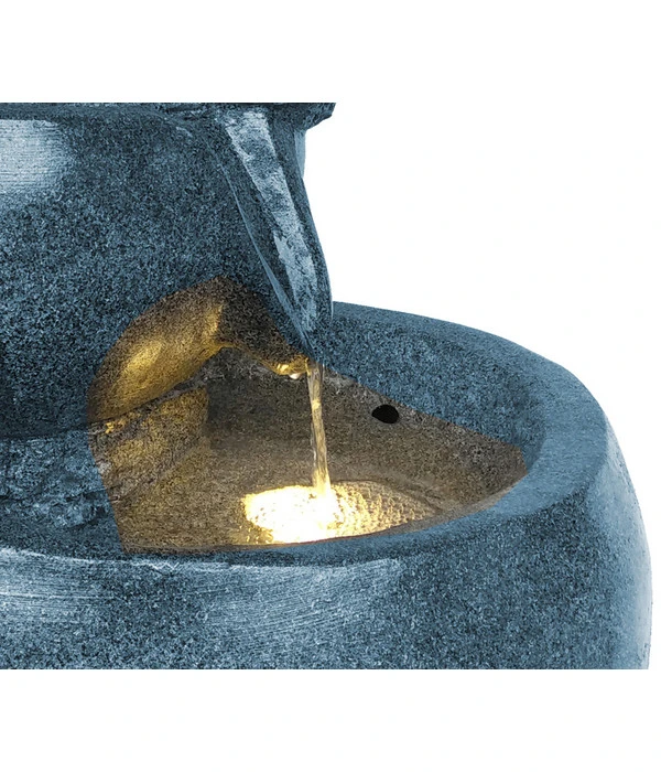 Dehner Polyresin-Gartenbrunnen Bowl, Ca. B49/H66/T42 Cm 7 Dehner Polyresin-Gartenbrunnen Bowl, Ca. B49/H66/T42 Cm – Bild 5