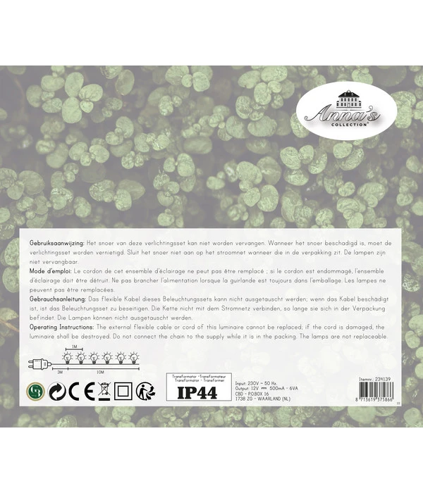 LED-Lichterkette Retro, 10 LEDs, Bunt 6 LED-Lichterkette Retro, 10 LEDs, Bunt – Bild 4