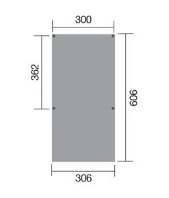 Weka Y-Einzelcarport 612 Ohne Dacheindeckung, Ca. B306/H250/T606 Cm -Gardena Verkäufe 4308730 WE DE 002 WekaY Einzelcarport612CarportAbstellplatzAutounterstandUnterstandSchutzdach