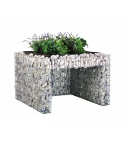 Bellissa Gabionen-Mährobotergarage, Bepflanzbar, Ca. B75/H53/T75 Cm -Gardena Verkäufe 4312922 WE DE 001 BellissaMaehrobotergarageRasenmaehergarageUnterstellung