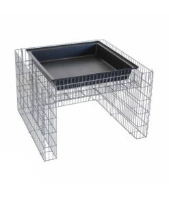 Bellissa Gabionen-Mährobotergarage, Bepflanzbar, Ca. B75/H53/T75 Cm