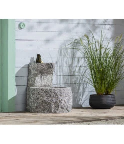 Dehner Granit-Gartenbrunnen Froschkönig, Ca. Ø50/H55 Cm -Gardena Verkäufe 4315628 WE MO 004 DehnerGranitGartenbrunnenFroschkoenig