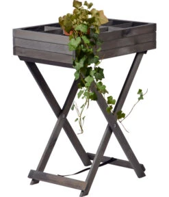 Dobar Holz-Kräutertisch Klappbar, Ca. B58/H75/T38 Cm -Gardena Verkäufe 4363784 WE DE 001 dobarHolzKraeutertischklappbar