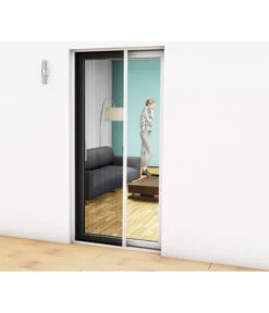 Hecht Alu-Plissee-Tür Professional, Ca. B125/H220 Cm -Gardena Verkäufe 4369419 WE FS 002 HechtAluPlisseeTuere