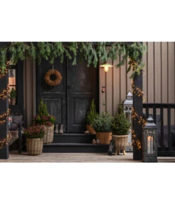 Van Der Leeden Rattan-Pflanzkorb, Grau-braun -Gardena Verkäufe 4372603 43742611 4372629 WE MO 005 DehnerWinterschutzTopfausKokosfaser