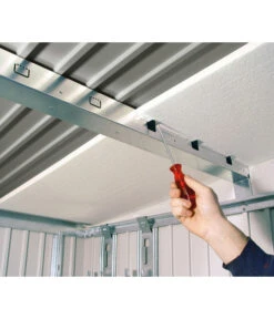 Biohort Gerätehaus AvantGarde® Gr. A4, Ca. B180/H222/T380 Cm -Gardena Verkäufe 4417085 WE DE 003 Dachisolierung BiohortAvantGarde Detail