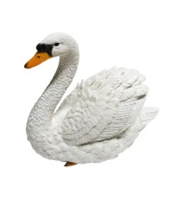 Dehner Polyresin-Schwan, Ca. B30/H27/T16 Cm