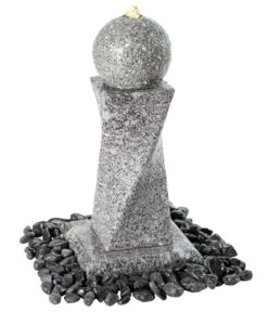 Dehner Granit-Gartenbrunnen Tower, Ca. B56/H60/T56 Cm -Gardena Verkäufe 4451621 WE FS 003 DehnerGranitGartenBrunnenTower