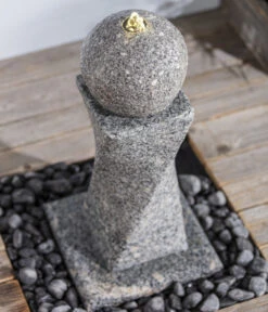 Dehner Granit-Gartenbrunnen Tower, Ca. B56/H60/T56 Cm -Gardena Verkäufe 4451621 WE MO 001 DehnerGranitGartenBrunnenTowerNEU