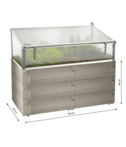 Juwel Hochbeet Timber Kombiset, Ca. B130/H60/T60 Cm -Gardena Verkäufe 4466330 WE BG 001 JuwelHochbeetTimberKombiset