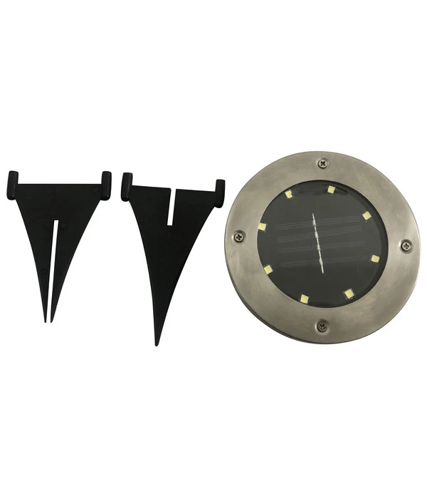 Dehner Solar-Bodenleuchte Skiva, Ca. Ø12/H13 Cm 5 Dehner Solar-Bodenleuchte Skiva, Ca. Ø12/H13 Cm – Bild 3