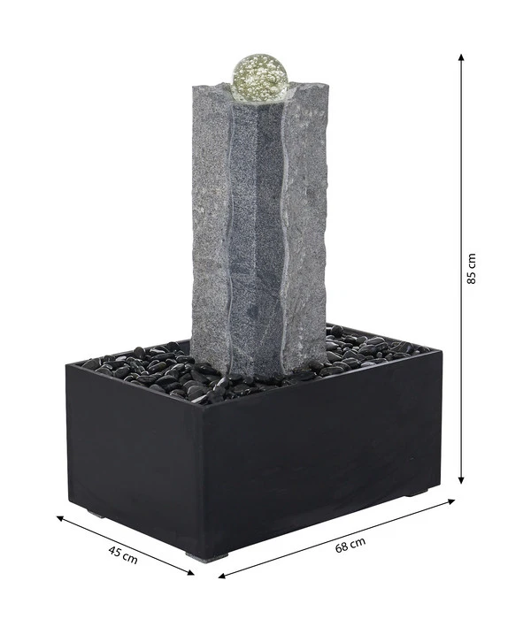 Dehner Granit-Gartenbrunnen Beata, Ca. B68/H85/T45 Cm 7 Dehner Granit-Gartenbrunnen Beata, Ca. B68/H85/T45 Cm – Bild 5