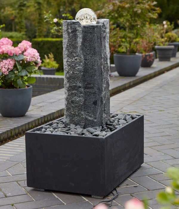 Dehner Granit-Gartenbrunnen Beata, Ca. B68/H85/T45 Cm 4 Dehner Granit-Gartenbrunnen Beata, Ca. B68/H85/T45 Cm – Bild 2