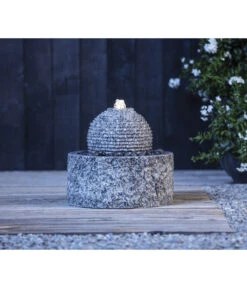 Dehner Granit-Gartenbrunnen Bern, Ca. Ø42/H45 Cm -Gardena Verkäufe 5163043 WE MO 002 DehnerGranitGartenbrunnenBernNEU