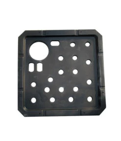 Kunststoff-Ersatzdeckel Für Brunnen, Schwarz, 56 X 56 X 3 Cm