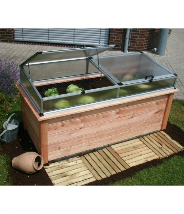 KGT Holz-Hochbeet Woody 210, Ca. B214/H79/T99 Cm 5 KGT Holz-Hochbeet Woody 210, Ca. B214/H79/T99 Cm – Bild 3