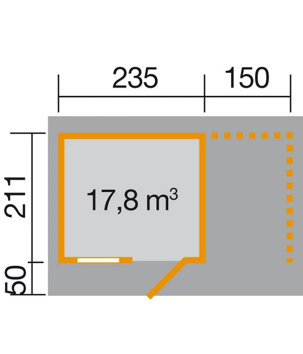 Weka Gartenhaus 170 A 5 Weka Gartenhaus 170 A – Bild 3