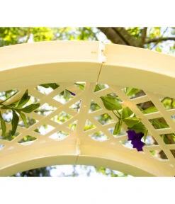 KHW Kunststoff-Rosenbogen, Ca. B174/H207/T43 Cm -Gardena Verkäufe 5344221 WE DE 004 RosenbogenKastenweiss