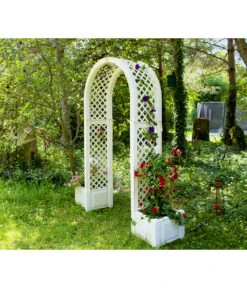 KHW Kunststoff-Rosenbogen, Ca. B174/H207/T43 Cm -Gardena Verkäufe 5344221 WE MO 003 RosenbogenKastenweiss