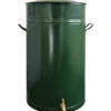 RENNER Metall-Regentonne Inkl. Steckanschluss, 150 L, Dunkelgrün -Gardena Verkäufe 6609481 WE FS 001 RegenwasserSammeltonnemitSteckanschlussca150l