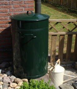 RENNER Metall-Regentonne Inkl. Steckanschluss, 150 L, Dunkelgrün -Gardena Verkäufe 6609481 WE MO 003 RegenwasserSammeltonnemitSteckanschlussca150l