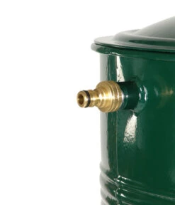 RENNER Metall-Regentonne Inkl. Steckanschluss Und Sockel, 150 L, Dunkelgrün -Gardena Verkäufe 6609614 WE DE 002 RegenwasserSammeltonnemitSteckanschlussundSockel150l