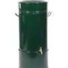 RENNER Metall-Regentonne Inkl. Steckanschluss Und Sockel, 150 L, Dunkelgrün -Gardena Verkäufe 6609614 WE FS 001 RegenwasserSammeltonnemitSteckanschlussundSockel150l