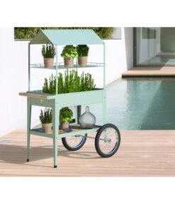 Herstera Hochbeet Kräuterfabrik Expert, Ca. B85/H150/T65 Cm -Gardena Verkäufe 6610182 WE MO 001 UrbanKraeuterfabrikExpertKaktusgruen