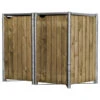 Hide Mülltonnenbox 240 L Holz, Ca. B139,4/H115,2/T80,7 Cm -Gardena Verkäufe 6610273 WE FS 001 50NorthMuelltonnenbox
