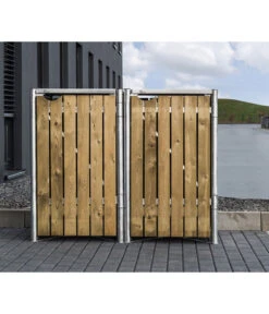 Hide Mülltonnenbox 240 L Holz, Ca. B139,4/H115,2/T80,7 Cm 14 Hide Mülltonnenbox 240 L Holz, Ca. B139,4/H115,2/T80,7 Cm -Gardena Verkäufe 6610273 WE MO 001 50NorthMuelltonnenbox done