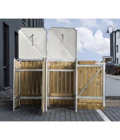 Hide Mülltonnenbox 240 L Holz, Ca. B139,4/H115,2/T80,7 Cm 21 Hide Mülltonnenbox 240 L Holz, Ca. B139,4/H115,2/T80,7 Cm -Gardena Verkäufe 6610273 WE MO 008 50NorthMuelltonnenbox done