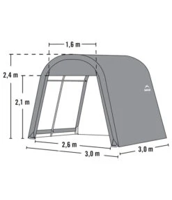 Shelter Logic Foliengerätehaus In-a-Box, Ca. B300/H240/T300 Cm -Gardena Verkäufe 6610513 WE DE 001 50NorthGeraetehaus