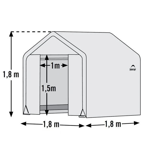 Shelter Logic Foliengewächshaus 11 Shelter Logic Foliengewächshaus – Bild 9