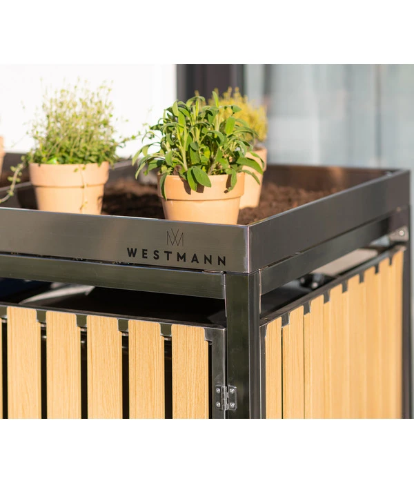 Westmann Mülltonnenbox 240 L, Ca. B134/H125/T84 Cm 20 Westmann Mülltonnenbox 240 L, Ca. B134/H125/T84 Cm – Bild 18
