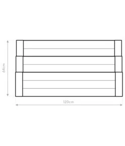 Westmann Treppenhochbeet Premium, Ca. B120/H64/T76 Cm -Gardena Verkäufe 6610810 WE DE 002 50NorthTreppenhochbeet