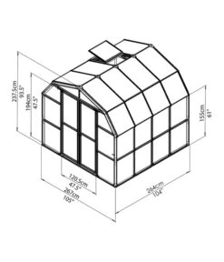 Rion Green Gewächshaus Grand Gardener, Inkl. Fundament -Gardena Verkäufe 6611016 WE DE 001 50NorthGewaechshausGrandGardener
